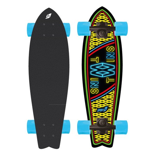 Skateboard Mandelli 707100086 SPORT ONE Twins Assortito