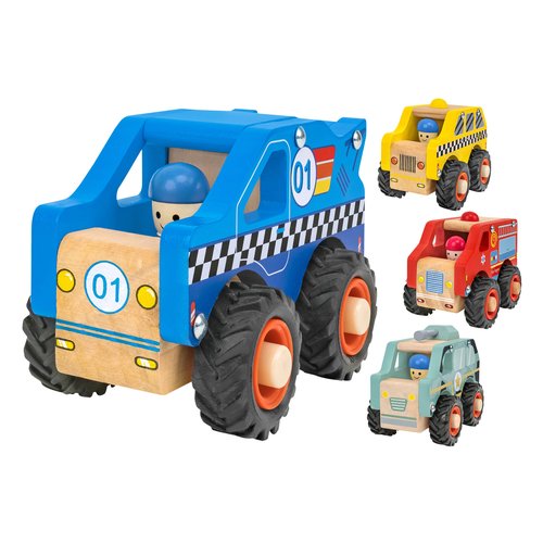 Gioco prima infanzia Globo 41711 SIR WOOD Mezzi in Legno