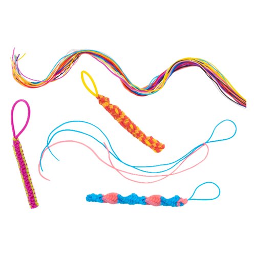 Gioco bigiotteria Globo 41446 W’TOY 80 Laccetti per Scubidù Colori ass
