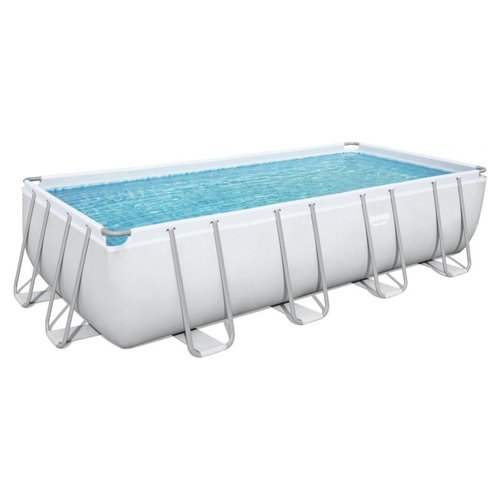 Piscina Bestway 56466 5 POWER STEEL con accessori Grigio chiaro
