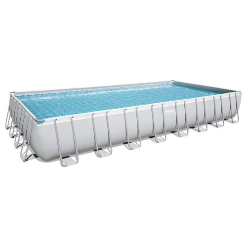 Piscina Bestway 56623 5 POWER STEEL con accessori Grigio