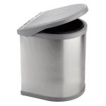 Pattumiera incasso Elletipi PPI607 1ALL RING Alluminio