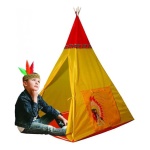 Mandelli - Tenda giocattolo Mandelli 705500651 HAPPY SUN Indiani basic Giallo