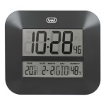 Orologio da parete Trevi OM352000 Multifunzione con Termometro Nero