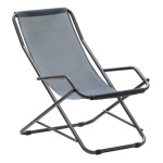 Metal F.A.R. - Sedia a dondolo Metal F.A.R. 190TEX Grigio