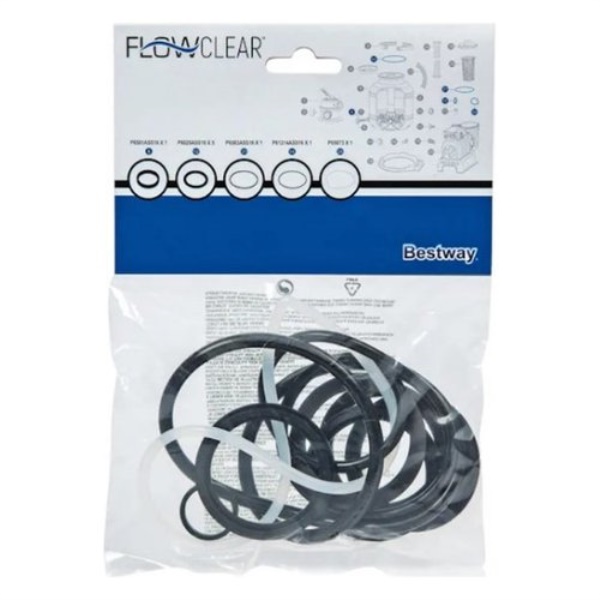 Set guarnizioni Bestway PO7626 FLOWCLEAR per pompe a sabbia 3785/5678/