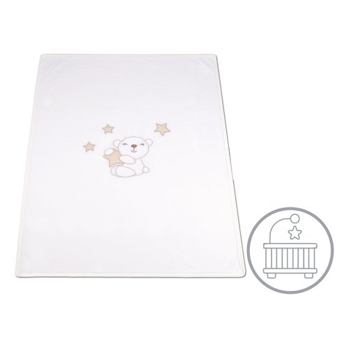 Coperta lettino Baby Idea PILLBG Beige
