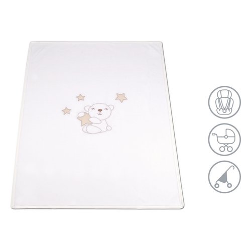 Coperta carrozzina Baby Idea PILCBG Autunno e Inverno Beige