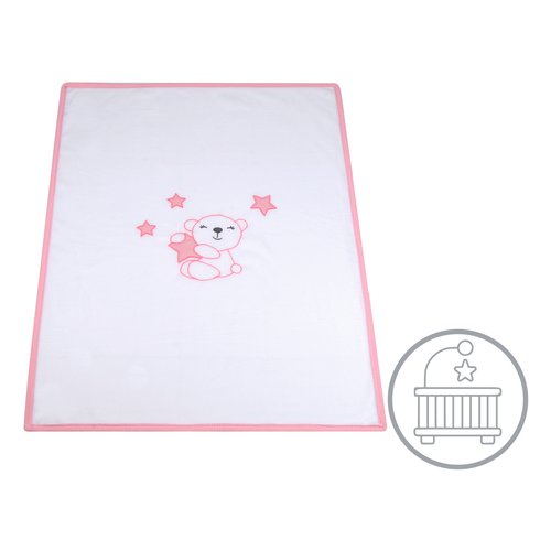 Coperta lettino Baby Idea PILLRS Rosa