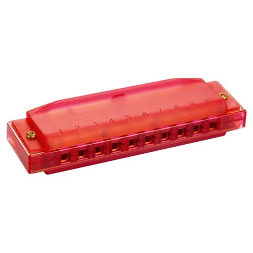 Armonica Hohner M110R TRANSLUCENT Harp Rosso