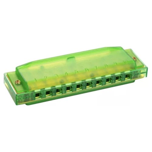 Armonica Hohner M110G TRANSLUCENT Harp Verde