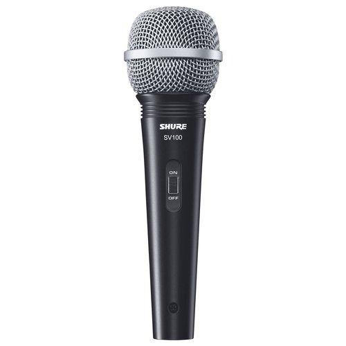 Microfono a filo Shure SV100A SV SERIES Black e Silver
