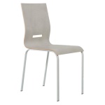 Sedia Pointhouse 52OND001 04M8XXXX ONDA Bianco lucido e Stucco bianco