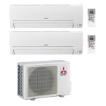 Condizionatore dual Mitsubishi SMART MSZ HR White