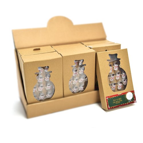 Filo luci Mercury 85630 CHRISTMAS Mollette pupazzo di neve Assortito