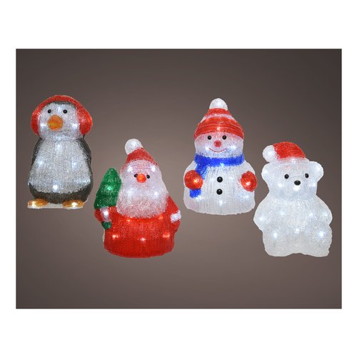 Decorazione luminosa Natale Kaemingk 491213 LUMINEO Personaggio Natale