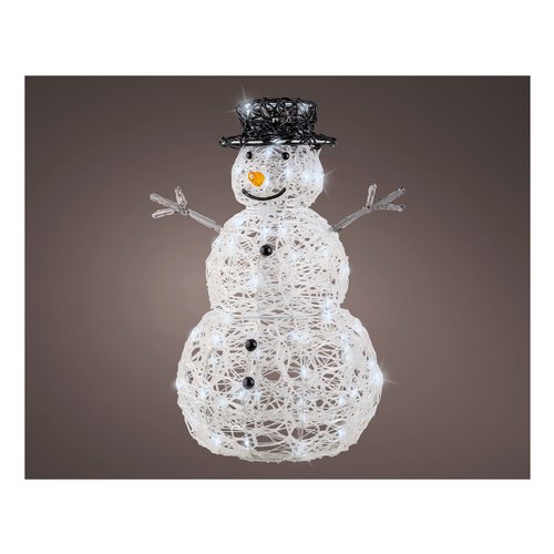 Sagoma luminosa Natale Kaemingk 491431 LUMINEO Pupazzo di neve