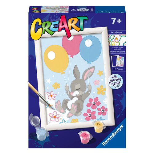 Creativo Ravensburger 23564 CREART Bunny con Palloncini