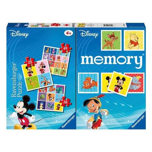 Puzzle Ravensburger 20985 MULTIPACK Con Memory Disney
