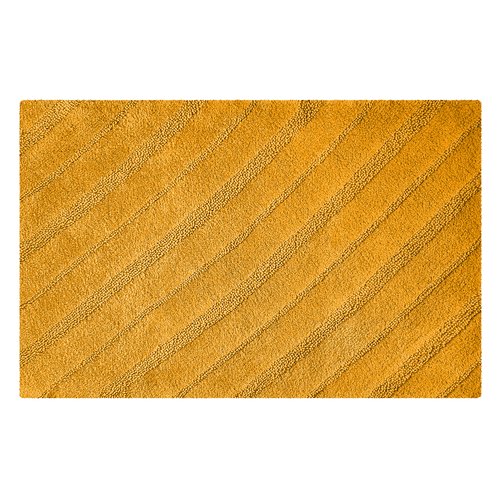 Tappeto bagno Quarzo Bianco 17669 DIAGONALE Giallo