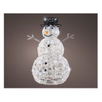 Sagoma luminosa Natale Kaemingk 491431 LUMINEO Pupazzo di neve