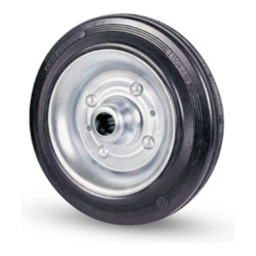 Ruota industriale Avo Valsecchi 05364 112 Piena Zincato e Nero