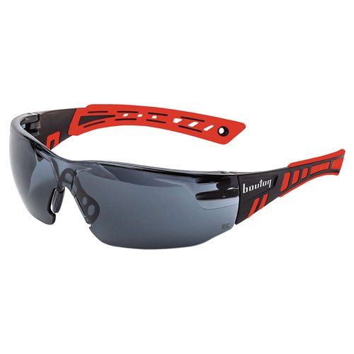 Occhiali sicurezza Issaline 250870521EN BOUTON Squadron Fumè e Rosso