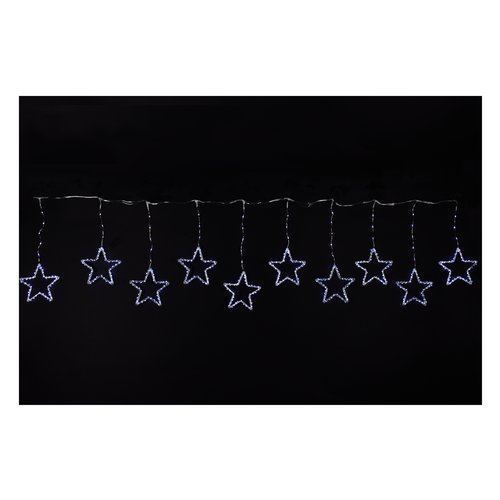 Tenda luminosa Natale Pre Qu' Italia D3683 Stelle Silver