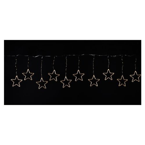 Tenda luminosa Natale Pre Qu' Italia D3684 Stelle Silver