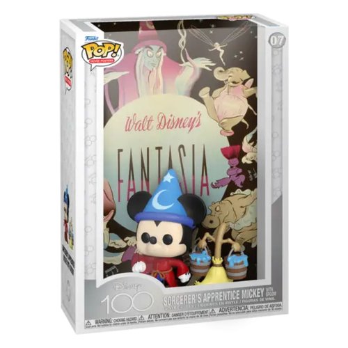 Funko Disney 100th Poster Mickey Apprendista Stregone 07 Personaggio collezione Funko 67578 Pop Movie Poster Disney 100th Poste