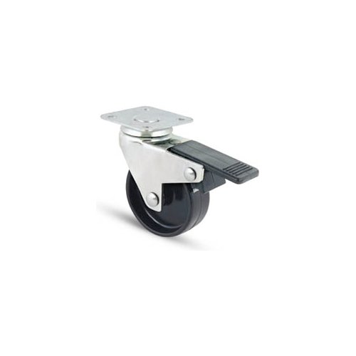 Ruota mobile Avo Valsecchi 17390 220T Bis Zincato e Nero