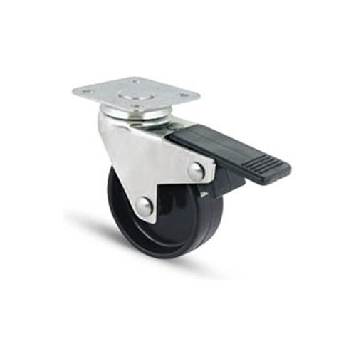 Ruota mobile Avo Valsecchi 15224 220T Bis Zincato e Nero