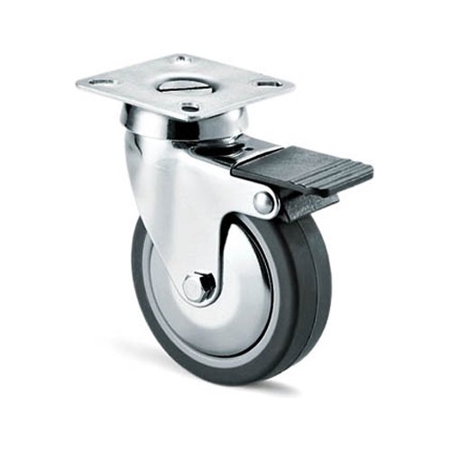 Ruota mobile Avo Valsecchi 15201 220C Bis Cromo e Grigio
