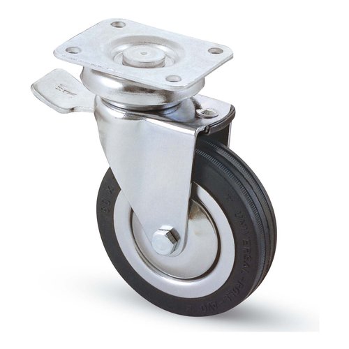 Ruota mobile Avo Valsecchi 13796 155Bis Cromo e Nero