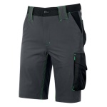 U-POWER - Bermuda U-Power FU196RL-M FUTURE Mercury slim fit Asphalt Grey Green