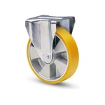 Ruota industriale Avo Valsecchi 06152 VULKOLAN 37A Silver e Giallo