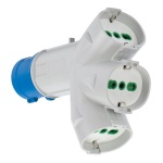 FANTON - Adattatore elettrico Fanton 73095 Blu e Bianco