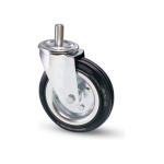 Ruota industriale Avo Valsecchi 04133 80B Zincato e Nero