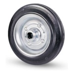 Ruota industriale Avo Valsecchi 05387 112 Zincato e Nero