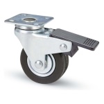 Avo Valsecchi - Ruote mobile Avo Valsecchi 13662 RUOTA MOBILI 160BIS FRENO+PIASTRA MM 