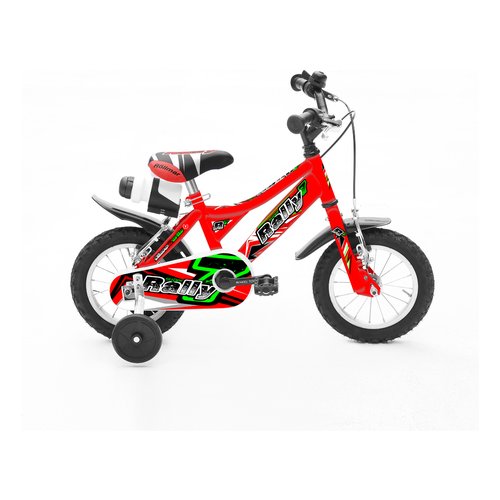 Bicicletta Mandelli 120125010 SPORT ONE Rally con Rotelle Rosso