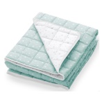 Coperta lettino Italbaby 145 077 03 STELLINE Double Face Menta