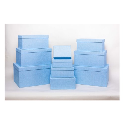 Scatola regalo Amicasa AS0153 10 Set 10 Pz Azzurro Assortito