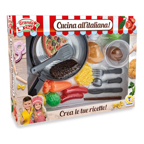 Playset Pentole Ccon Accessori Teorema 67801 GRANDE CHEF