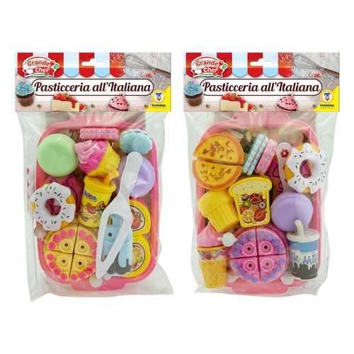 Playset Dolci Delizie con Vassoio Teorema 66572 GRANDE CHEF Assortito