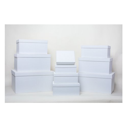 Scatola regalo Amicasa AS0153 10 Set 10 Pz Bianco Assortito