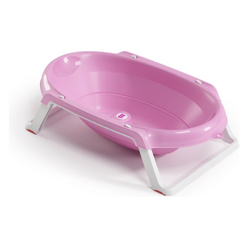 Vasca bimbo Okbaby 895 14 ONDA SLIM Pieghevole Rosa
