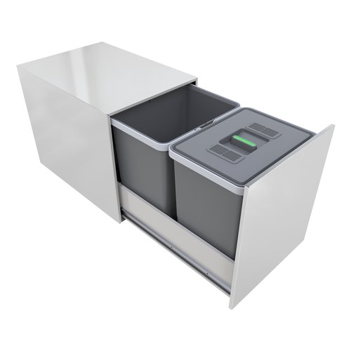 Pattumiera incasso Elletipi PA2 INL424833B STREET 2.0 Acciaio