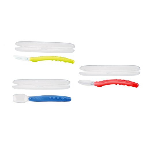 Cucchiaino con custodia Nuby ID5555 Assortito