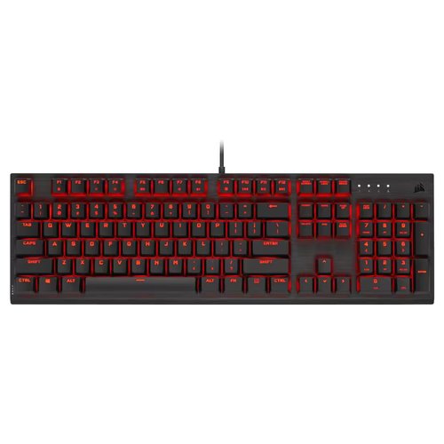 Tastiera computer Corsair CH 910D029 IT K60 Pro Red Light Wired Black